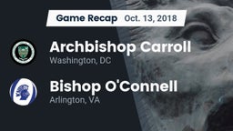 Recap: Archbishop Carroll  vs. Bishop O'Connell  2018