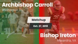 Matchup: Archbishop Carroll vs. Bishop Ireton  2018
