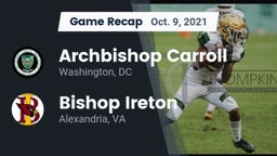 Recap: Archbishop Carroll  vs. Bishop Ireton  2021