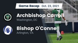 Recap: Archbishop Carroll  vs. Bishop O'Connell  2021