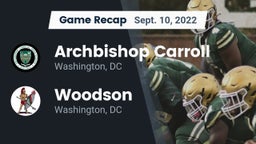 Recap: Archbishop Carroll  vs. Woodson  2022