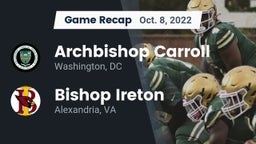 Recap: Archbishop Carroll  vs. Bishop Ireton  2022