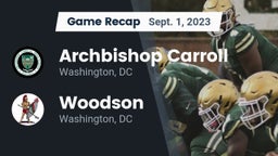 Recap: Archbishop Carroll  vs. Woodson  2023