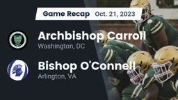 Recap: Archbishop Carroll  vs. Bishop O'Connell  2023