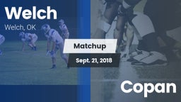 Matchup: Welch  vs. Copan 2018