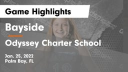 Bayside  vs Odyssey Charter School Game Highlights - Jan. 25, 2022