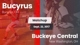 Matchup: Bucyrus  vs. Buckeye Central  2017