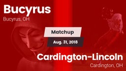 Matchup: Bucyrus  vs. Cardington-Lincoln  2018