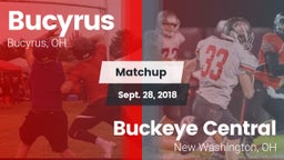 Matchup: Bucyrus  vs. Buckeye Central  2018