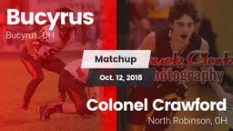 Matchup: Bucyrus  vs. Colonel Crawford  2018