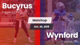Matchup: Bucyrus  vs. Wynford  2018