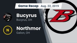 Recap: Bucyrus  vs. Northmor  2019