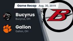 Recap: Bucyrus  vs. Galion  2019