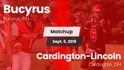 Matchup: Bucyrus  vs. Cardington-Lincoln  2019