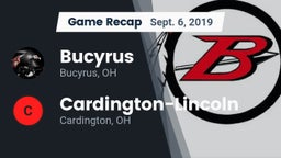 Recap: Bucyrus  vs. Cardington-Lincoln  2019