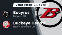Recap: Bucyrus  vs. Buckeye Central  2019