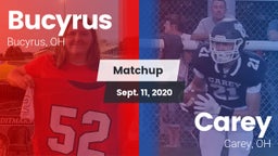 Matchup: Bucyrus  vs. Carey  2020