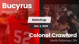 Matchup: Bucyrus  vs. Colonel Crawford  2020