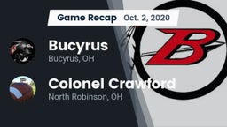 Recap: Bucyrus  vs. Colonel Crawford  2020