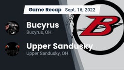 Recap: Bucyrus  vs. Upper Sandusky  2022