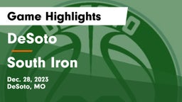 DeSoto  vs South Iron  Game Highlights - Dec. 28, 2023