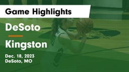 DeSoto  vs Kingston   Game Highlights - Dec. 18, 2023