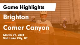 Brighton  vs Corner Canyon  Game Highlights - March 29, 2024