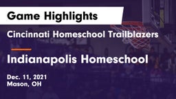 Cincinnati Homeschool Trailblazers vs Indianapolis Homeschool Game Highlights - Dec. 11, 2021