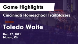 Cincinnati Homeschool Trailblazers vs Toledo Waite Game Highlights - Dec. 27, 2021
