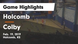 Holcomb  vs Colby  Game Highlights - Feb. 19, 2019