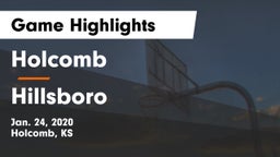 Holcomb  vs Hillsboro  Game Highlights - Jan. 24, 2020