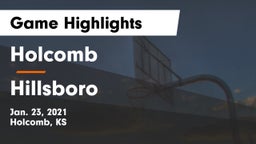 Holcomb  vs Hillsboro  Game Highlights - Jan. 23, 2021