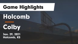 Holcomb  vs Colby  Game Highlights - Jan. 29, 2021