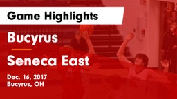 Bucyrus  vs Seneca East  Game Highlights - Dec. 16, 2017
