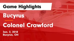 Bucyrus  vs Colonel Crawford  Game Highlights - Jan. 2, 2018