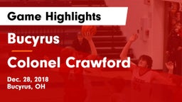 Bucyrus  vs Colonel Crawford  Game Highlights - Dec. 28, 2018