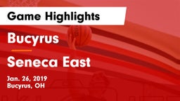 Bucyrus  vs Seneca East  Game Highlights - Jan. 26, 2019