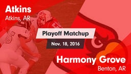 Matchup: Atkins  vs. Harmony Grove  2016