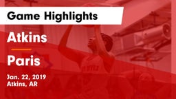 Atkins  vs Paris  Game Highlights - Jan. 22, 2019