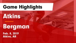 Atkins  vs Bergman   Game Highlights - Feb. 8, 2019