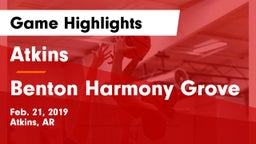 Atkins  vs Benton Harmony Grove Game Highlights - Feb. 21, 2019