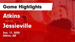 Atkins  vs Jessieville  Game Highlights - Jan. 17, 2020