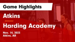 Atkins  vs Harding Academy  Game Highlights - Nov. 14, 2023