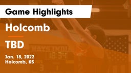 Holcomb  vs TBD Game Highlights - Jan. 18, 2022