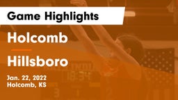 Holcomb  vs Hillsboro  Game Highlights - Jan. 22, 2022