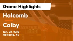 Holcomb  vs Colby  Game Highlights - Jan. 28, 2022
