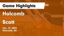 Holcomb  vs Scott  Game Highlights - Jan. 13, 2023