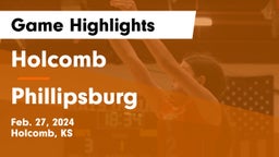 Holcomb  vs Phillipsburg  Game Highlights - Feb. 27, 2024