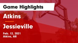 Atkins  vs Jessieville  Game Highlights - Feb. 12, 2021