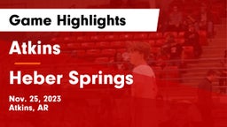 Atkins  vs Heber Springs  Game Highlights - Nov. 25, 2023